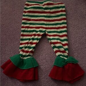 Starting Out Festive Striped Leggings